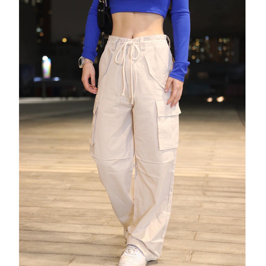 Taya High Waist Cargo Jeans