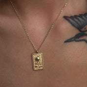 Squared Pendant Necklace