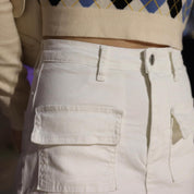 Noelle High Waist Solid Skirt