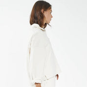 Deluxe 3/4 Zip Pullover - UNBLEACHED