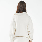Deluxe 3/4 Zip Pullover - UNBLEACHED