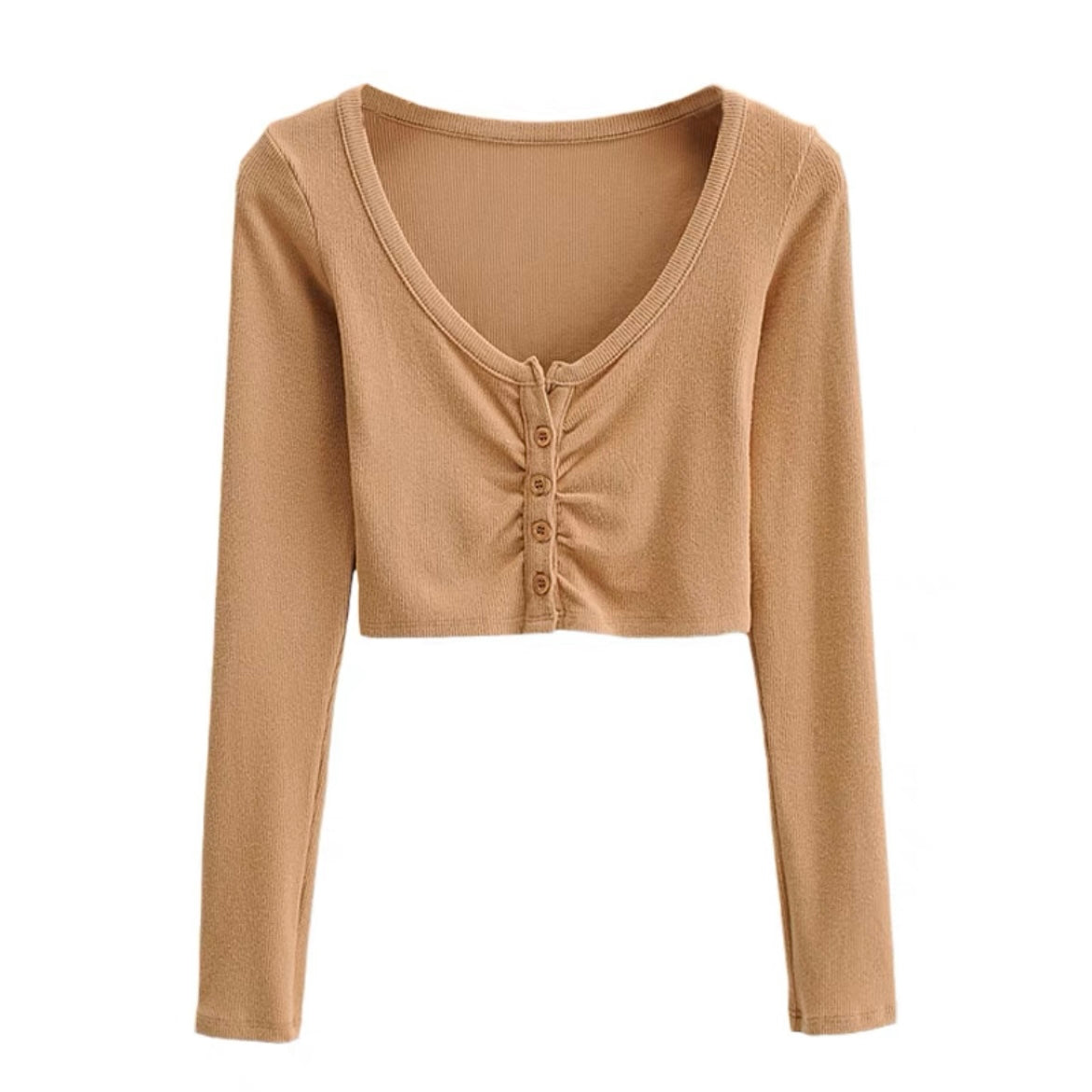 Patricia U Neck Crop Cardigan