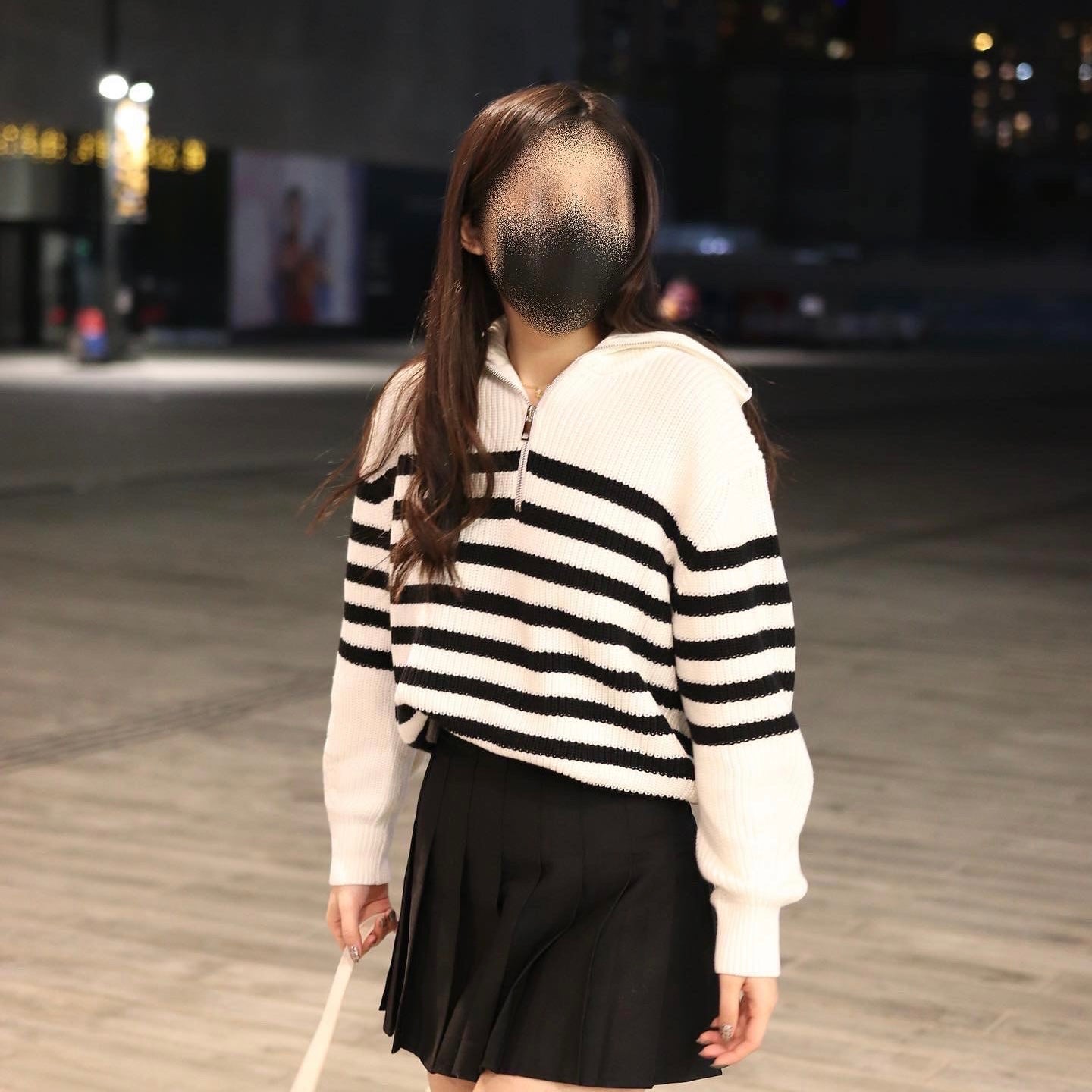 Gemma Half Sleeve Stripped Cardigan